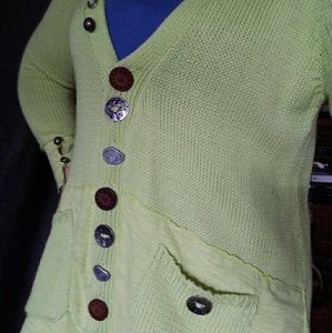 Women's Handknit Cardigan Sweater